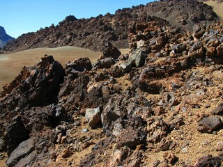 Beautiful shot of the Volcano Teide in Tenerife during the day
