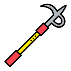 Hook Filled Line Icon