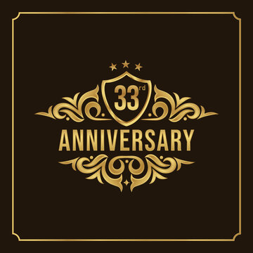 Collection of isolated anniversary logo numbers 1 to 1 million with ribbon vector illustration | Happy anniversary 33th