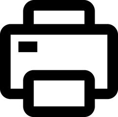 Printer line icon