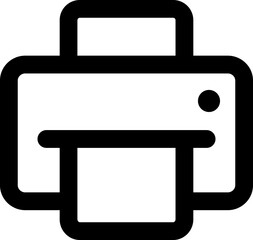 Printer line icon