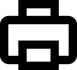 Printer line icon
