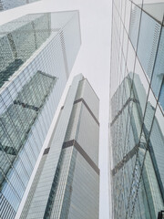 View of skyscrapers in Moscow City