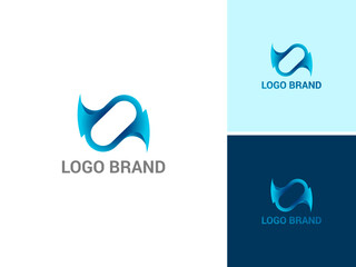 Naklejka premium ILLUSTRATION LETTER O CIRCLE TECH LOGO DESIGN SIMPLE VECTOR GOOD FOR APPS, BRAND 