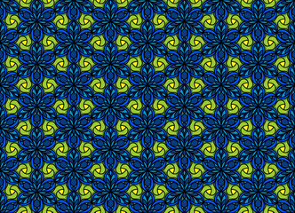 seamless pattern with flowers