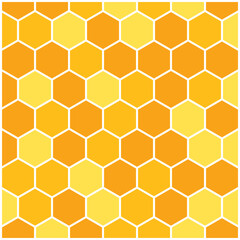 Honeycomb design template illustration (Honey) 