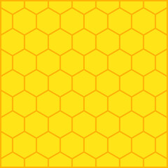 Honeycomb design template illustration (Honey) 