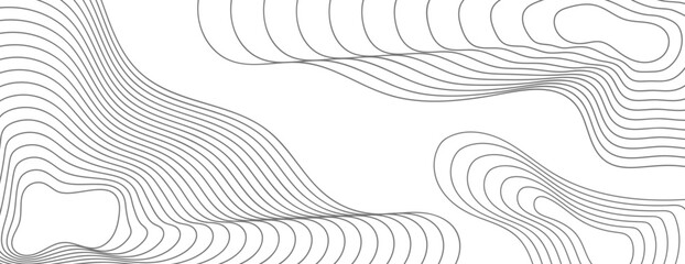 Abstract wave element for design. Digital frequency track equalizer. Stylized line art background.