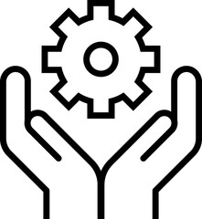 Service, Repair line icon