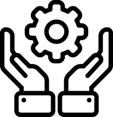 Service, Repair line icon