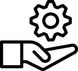 Service, Repair line icon