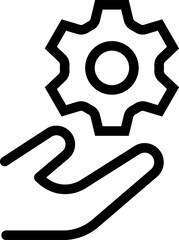 Service, Repair line icon