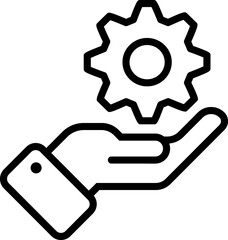 Service, Repair line icon