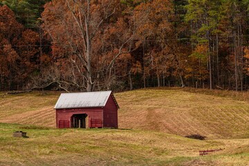 fall in the mountains