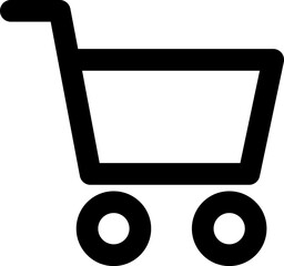 Internet shopping, e-commerce, market  linear symbol