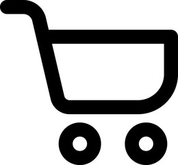 Internet shopping, e-commerce, market  linear symbol