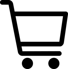 Internet shopping, e-commerce, market  linear symbol