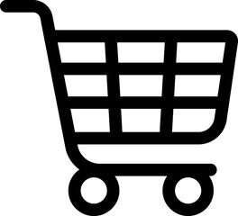 Internet shopping, e-commerce, market  linear symbol