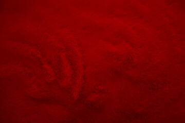 Red clean wool texture background. light natural sheep wool. blanket seamless cotton. texture of...