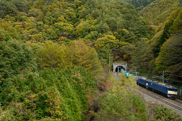 中央本線の貨物列車