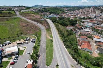 Ouro Fino city located in the interior of Minas Gerais. It is part of the Caminho da Fé, part of the mesh circuit and with several coffee plantations. Houses, trees and mild climate.