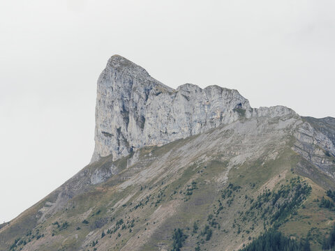 Luzerner Voralpen im Schweizer. Gipfel aus Granit und Kalkstein von Schibeng&uuml;tsch von Tannigsboden ausgesehen