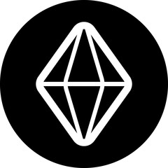 Gem line icon