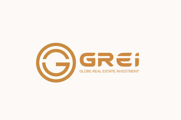 Simple vector letter g logo