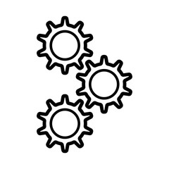gear icon design vector template
