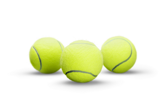 Tennis balls isolated sport equipment leisure sport recreation closeup