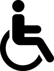 Handicap, wheelchair icon