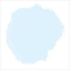 A blue spot of paint without a background. Vector brushstroke for backgrounds and other designs.