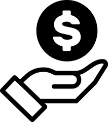 Dollar, money, payment sign