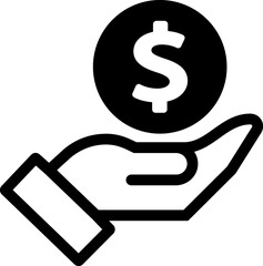 Dollar, money, payment sign