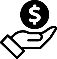 Dollar, money, payment sign