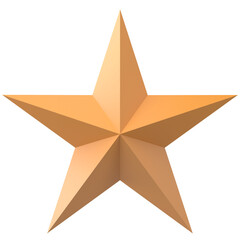 Obraz premium 3D star. 3D illustration.