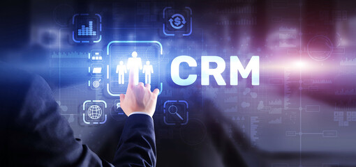 CRM Customer Relationship Management. Customer orientation concept