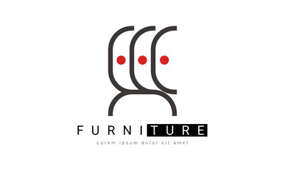 Furniture Logo Design, Furniture Logo Design,   Showcase cabinet, perfect for your interior business and graphic design needs