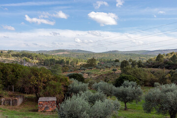 Fototapeta premium Magnificent Portuguese Landscape Surrounding Tomar