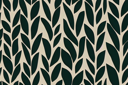 Tropical Hawaiian pattern border with repeat hibiscus and monstera