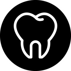 Tooth icon dental clinic