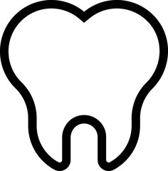 Tooth icon dental clinic