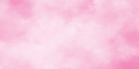 Abstract pink watercolor background with soft watercolor stains, grunge stylist pink paper texture, beautiful bright brush painted pink background for lovely design and graphics design.