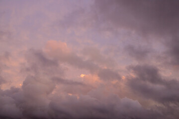 Fototapeta premium Evening sky for sky replacement