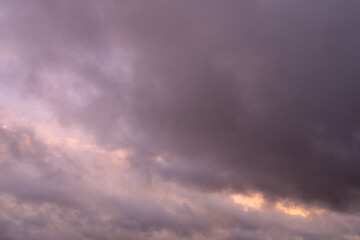 Fototapeta na wymiar Evening sky for sky replacement