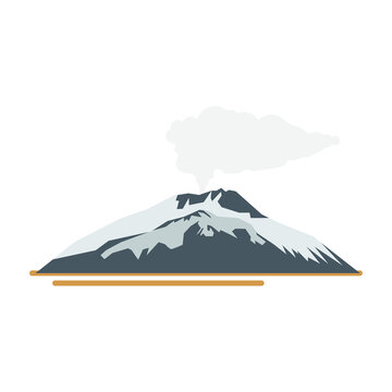 Mount Etna Volcano.