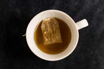 cup of tea in a white cup