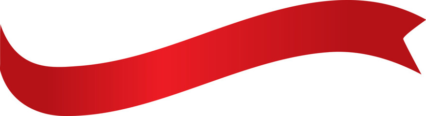 Red Ribbons Vector Set