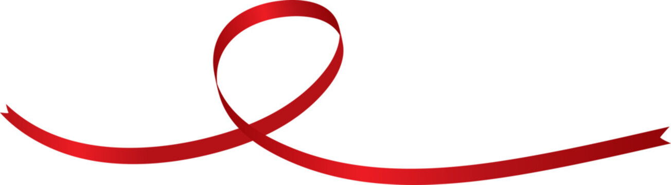 Red Ribbons Vector Set