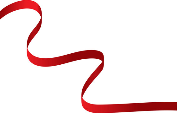 Red Ribbons Vector Set